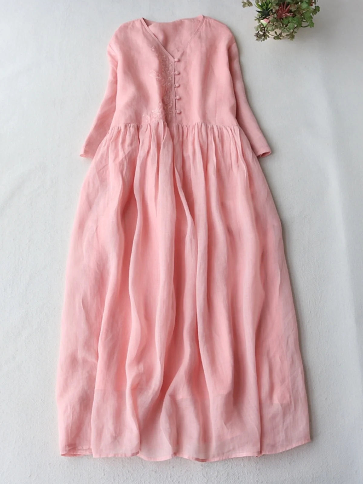 Best Bargains Women Embroidery Casual Dress Holiday Long Dress Ladies Clothes