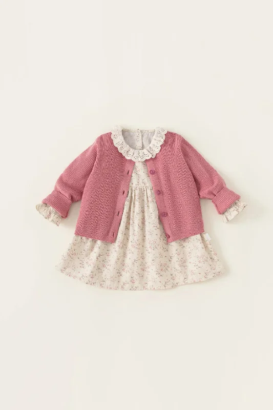 Today’s Deal Girls Floral Dress Knitted Girl Cardigan Versatile Knitting Children Sweater Today’s Deal Girls Floral Dress Knitted Girl Cardigan Versatile Knitting Children Sweater