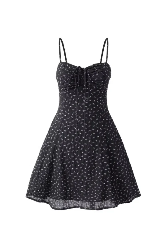 Deal Dash Elegant Women's Dress spaghetti strap chic party elegant Dresses summer black Flora Dress Deal Dash Elegant Women's Dress spaghetti strap chic party elegant Dresses summer black Flora Dress