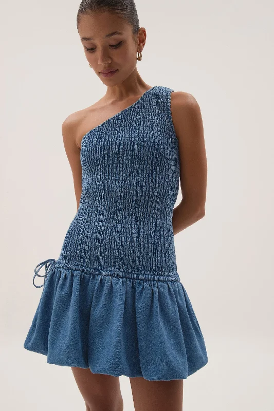 Buy Now Sunray One Shoulder Mini Dress