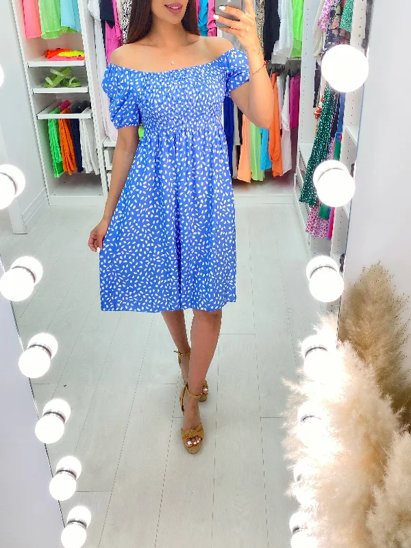 Exclusive Offers Naish Pebble Print Elasticated Bust Dress