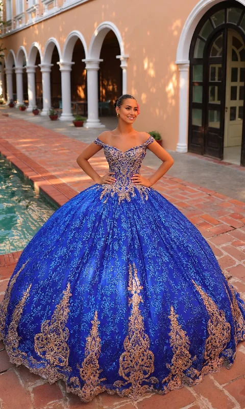Lowest Price Ball Gown Quinceanera Dresses Princess Dress Royal Blue Off Shoulder With Appliques Lowest Price Ball Gown Quinceanera Dresses Princess Dress Royal Blue Off Shoulder With Appliques