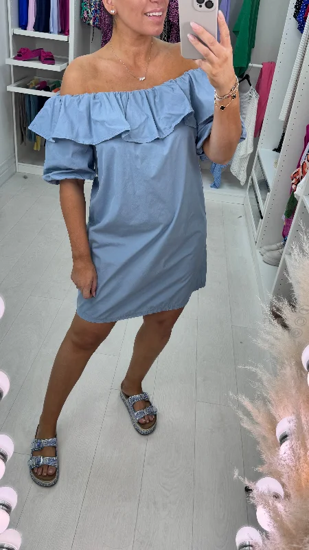 Special Savings Marlena Puff Sleeve Spaghetti Strap Dress