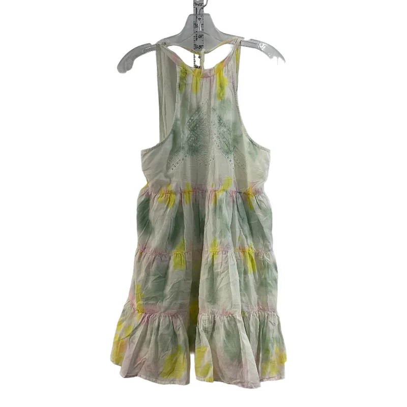 Price Fest Urban Outfitters Cream Tie Dye Halter Sundress Women's M Preowned