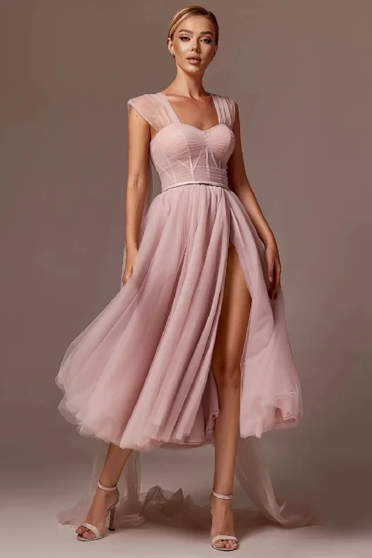 Big Discounts Midi Dresses Pleated Corset Back Evening Occasion Gowns Women Formal Party Dress Big Discounts Midi Dresses Pleated Corset Back Evening Occasion Gowns Women Formal Party Dress