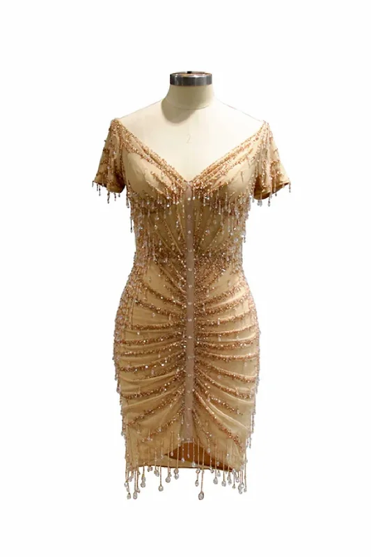 Bargain Prices Party Skirt Full Luxury Crystals Mini Mermaid Elegant Ladies Dresses Bargain Prices Party Skirt Full Luxury Crystals Mini Mermaid Elegant Ladies Dresses