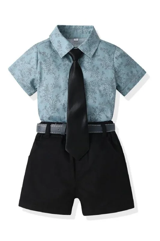 Referral Discount Summer Kids Boys Gentleman Clothing Sets Short Sleeve Shirts with Bowtie Belt Shorts Boy Formal Suit Referral Discount Summer Kids Boys Gentleman Clothing Sets Short Sleeve Shirts with Bowtie Belt Shorts Boy Formal Suit
