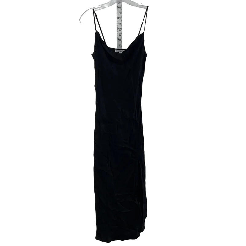 Savings Event Socialite Black Women's Slip Dress Long Viscose Size S NWT