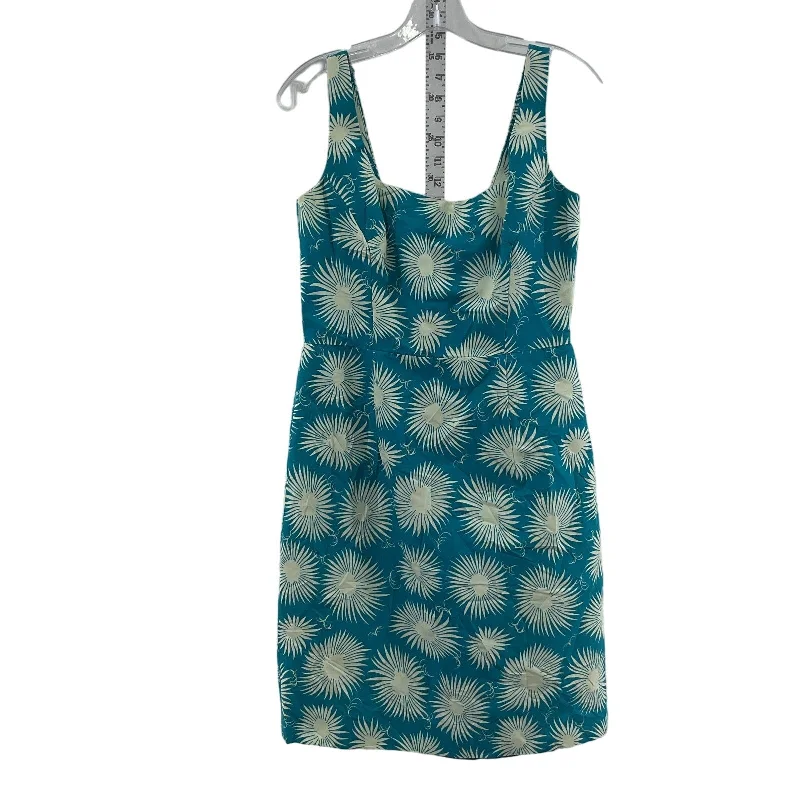Value Deals Milly Green Dandelion Cotton Sheath Dress Women's 6 Preowned