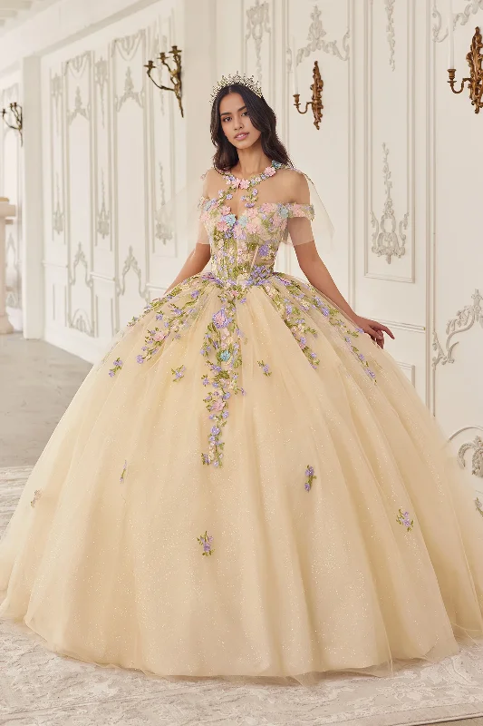 Deal Explosion Floral Off Shoulder Ball Gown Quinceanera Dresses Princess Dress