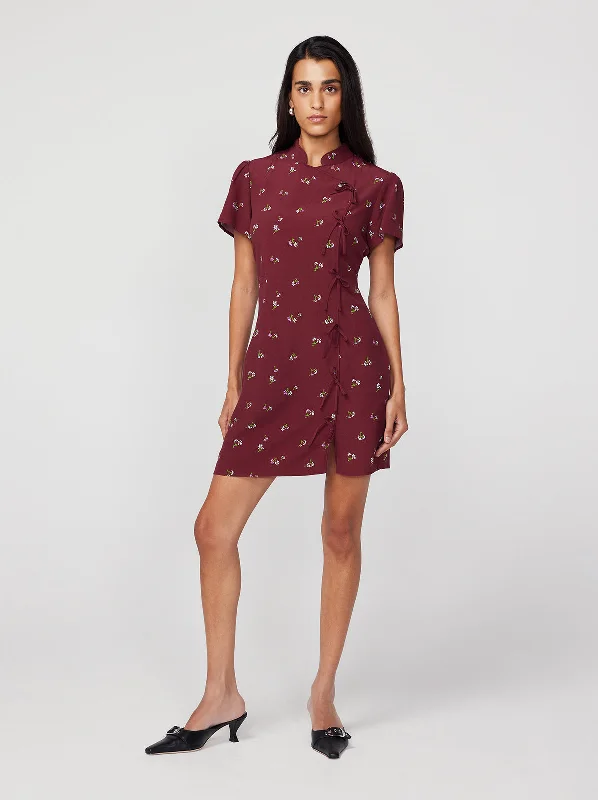 Huge Savings Harlow Berry Ditsy Floral Mini Dress