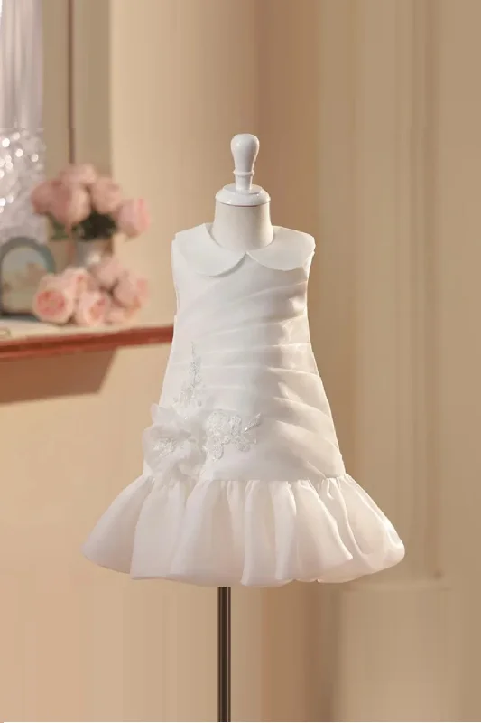 Best Deals Children's Sequin Design Wedding Birthday Baptism Host Performance Party Girls Dress