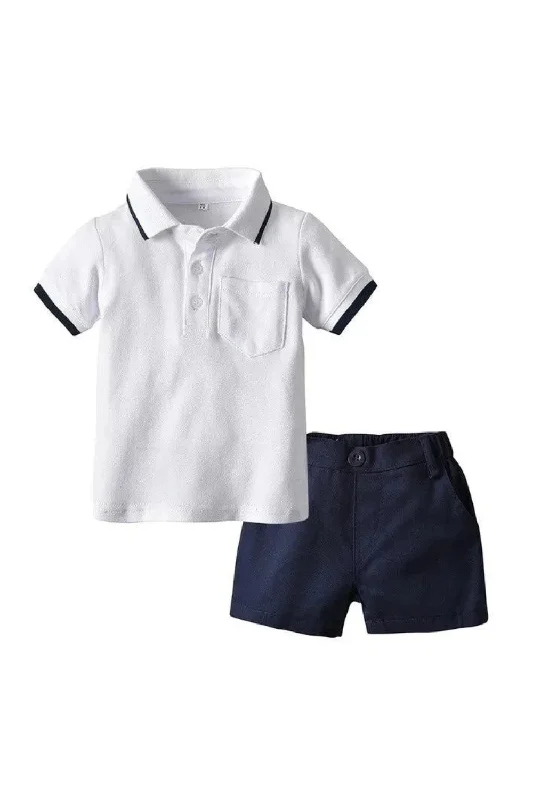 Exclusive Preview Summer Kids Boys Casual Clothing Set Short Sleeve Lapel Pullover Gentleman Shirt Short Pants Exclusive Preview Summer Kids Boys Casual Clothing Set Short Sleeve Lapel Pullover Gentleman Shirt Short Pants