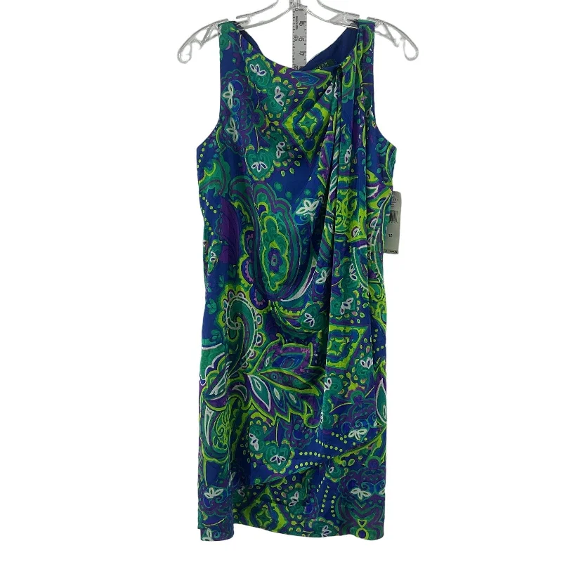 Daily Deals Lauren Ralph Lauren New Green Blue Paisley Womens Shift Midi Dress Size 12 Daily Deals Lauren Ralph Lauren New Green Blue Paisley Womens Shift Midi Dress Size 12