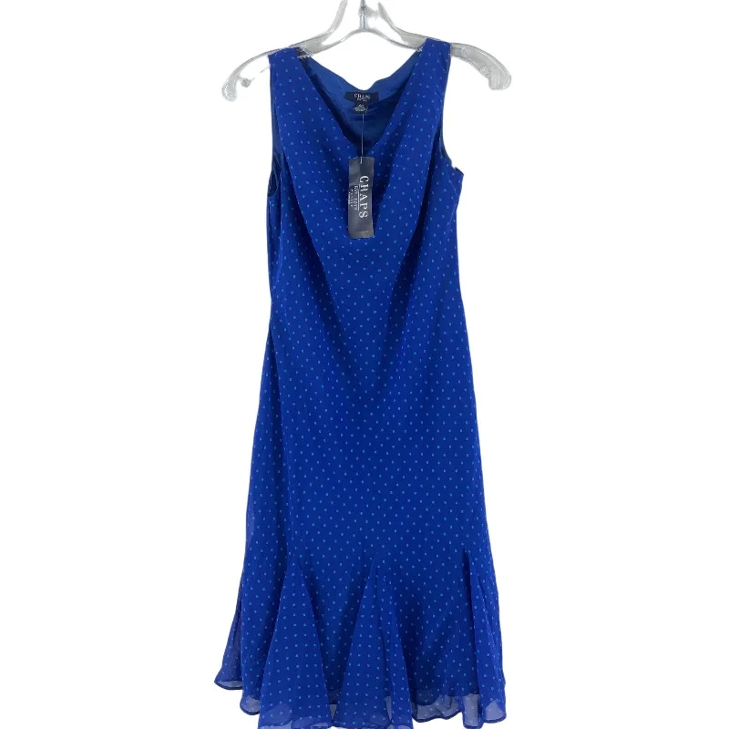 The Best Prices Chaps Women's Petite Polka Dot Blue Tank Dress Size 6P/M NWT Knee Length The Best Prices Chaps Women's Petite Polka Dot Blue Tank Dress Size 6P/M NWT Knee Length