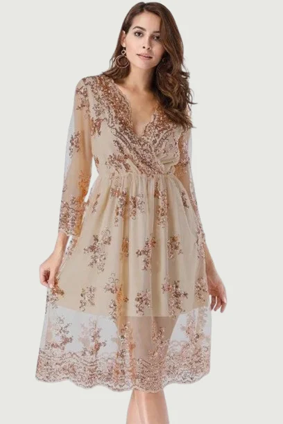 Deal of the Day Dresses women casual midi dress female autumn dress