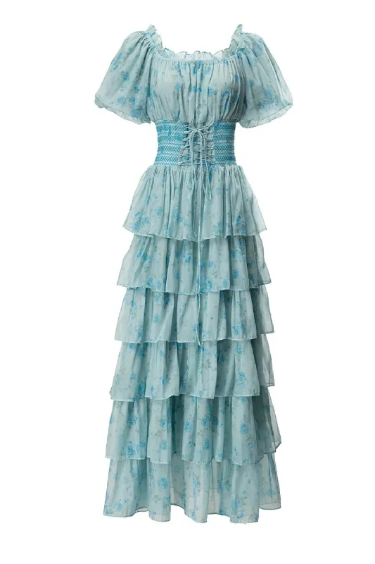 Price Drop Alert Spring Summer women's Square-Neck Puff Sleeve