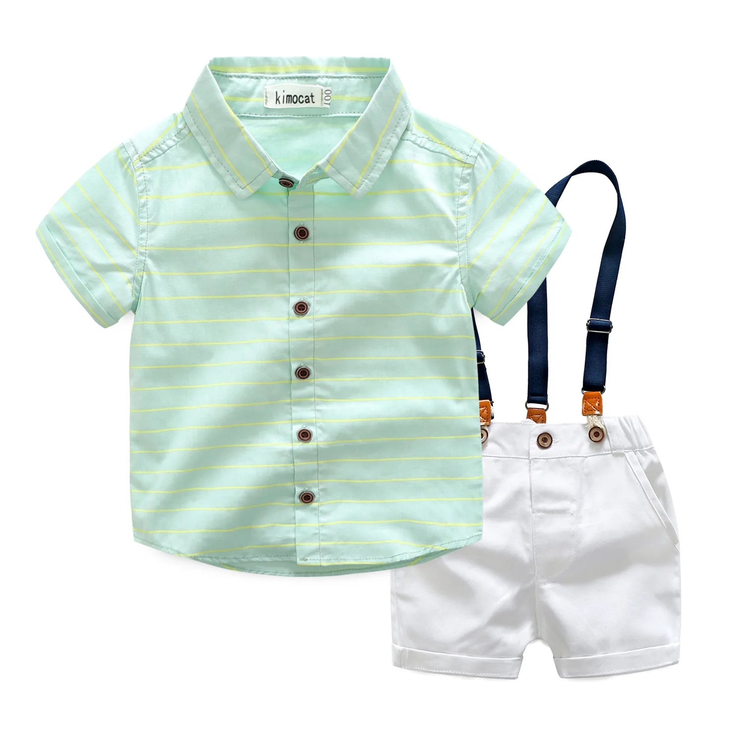 Steals and Deals Kids Boys Summer Clothes Wear Soft Cotton Green Suit Children Striped T-shirt Shorts Casual Outfit Steals and Deals Kids Boys Summer Clothes Wear Soft Cotton Green Suit Children Striped T-shirt Shorts Casual Outfit