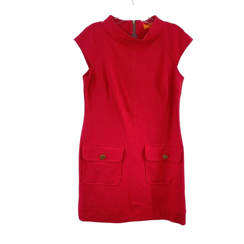 Super Deal Cynthia Steffe Coral Red Shift Dress Knee Length Nylon Spandex Women’s Size 4 Super Deal Cynthia Steffe Coral Red Shift Dress Knee Length Nylon Spandex Women’s Size 4