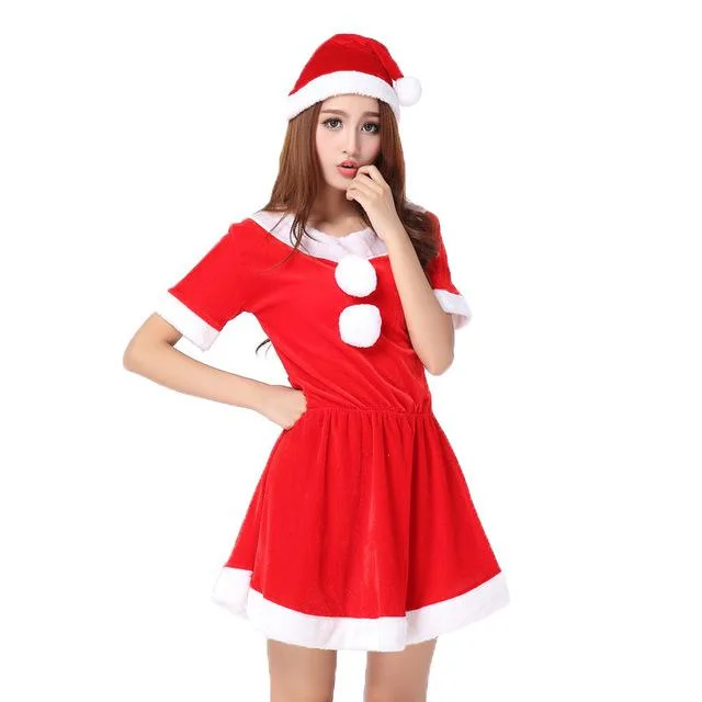 Savings Galore Women Fun Christmas Costume dress