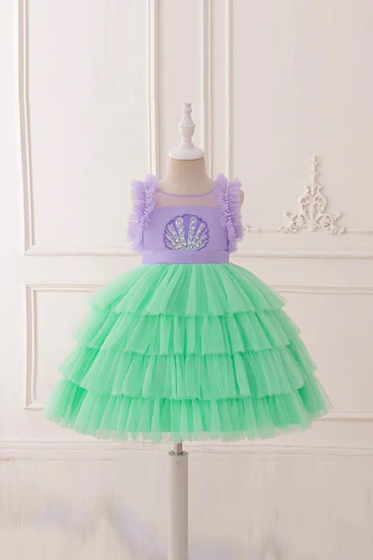 Instant Savings Mermaid Girls Dress Carnival Shell Birthday Wedding Princess Party Dresses Bridesmaids Gown Instant Savings Mermaid Girls Dress Carnival Shell Birthday Wedding Princess Party Dresses Bridesmaids Gown