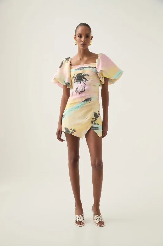 Friends and Family Sale Paradise Wrap Front Mini Dress