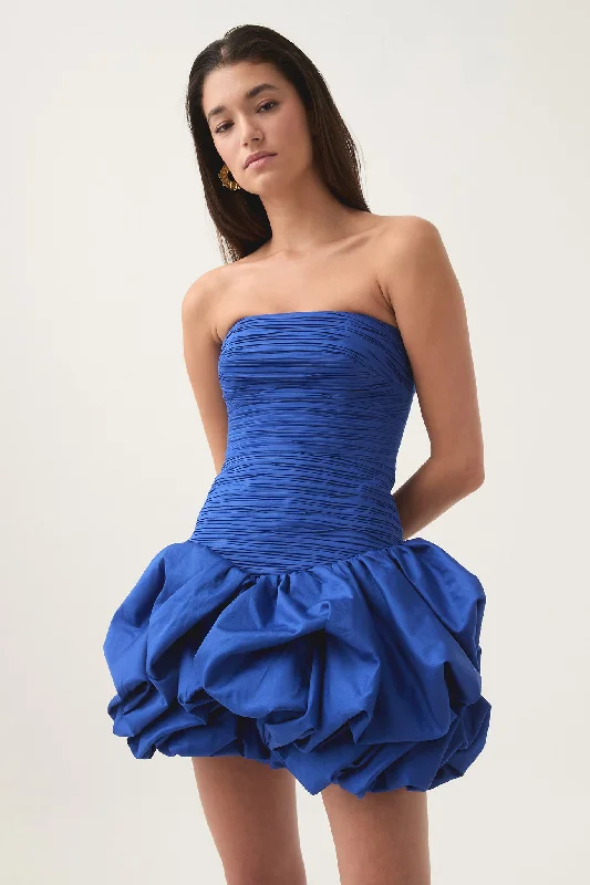 Limited Availability Violette Bubble Hem Mini Dress