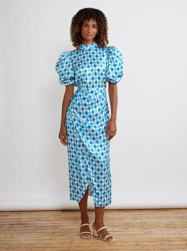Savings Alert Annabelle Blue Picnic Check Dress