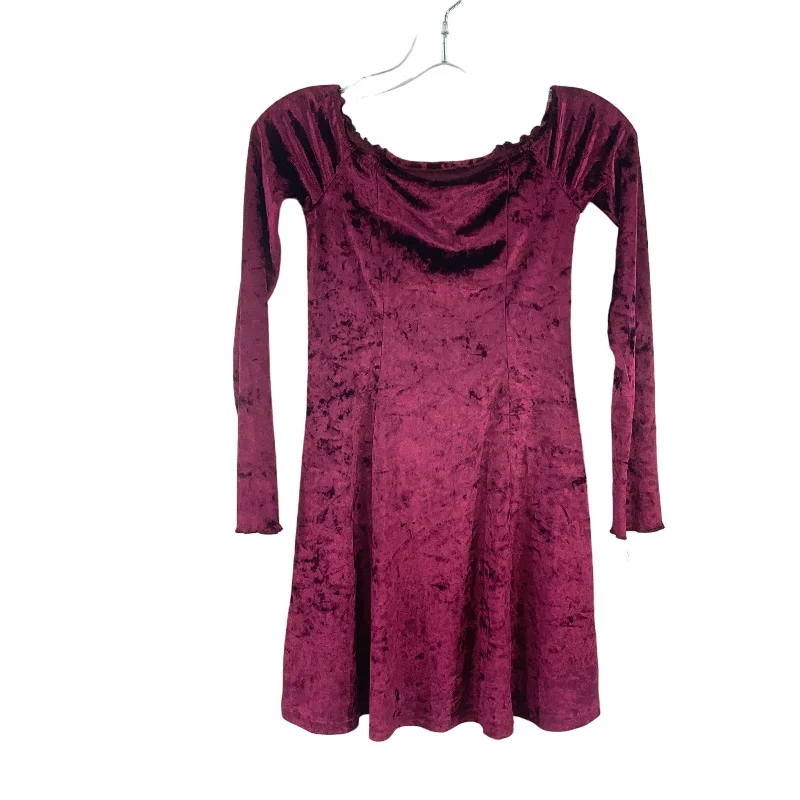 Special Price Hollister Red Crushed Velvet Off-The-Shoulder Mini Dress Women’s XS Preowned Special Price Hollister Red Crushed Velvet Off-The-Shoulder Mini Dress Women’s XS Preowned