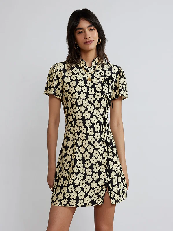 Final Markdown Harlow Blurred Floral Mini Dress