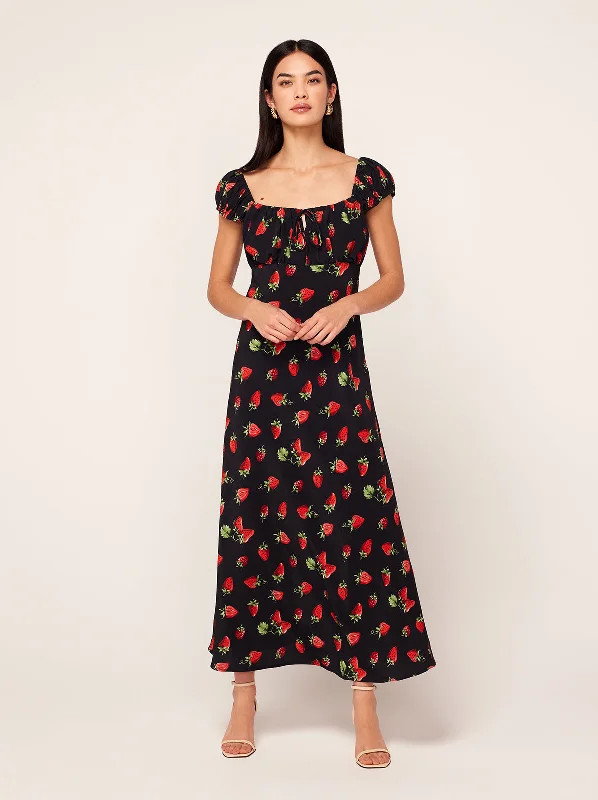 Must-Have Deals Bess Berry Print Maxi Dress