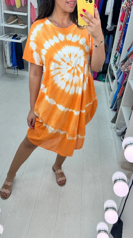 Buy More, Save More Jaycee Tie Dye Loose Fit Jersey Dress