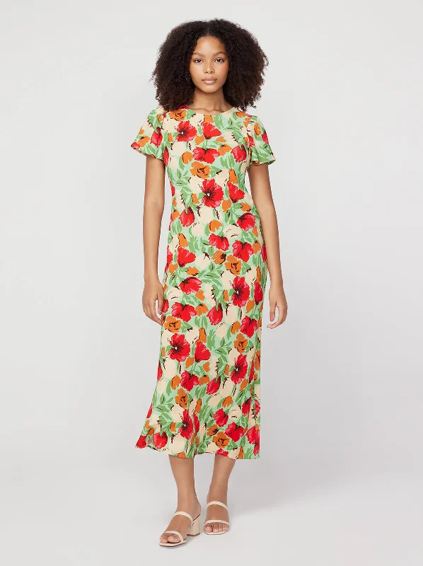 Reduced Prices Marie Green Garden Floral Maxi Dress