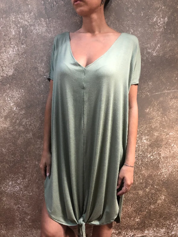 Special Price Bianca Rachele Tie Front Mini Dress