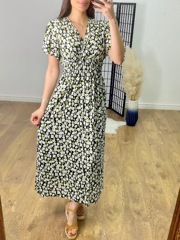 Markdowns Reiss Daisy Print Maxi Dress