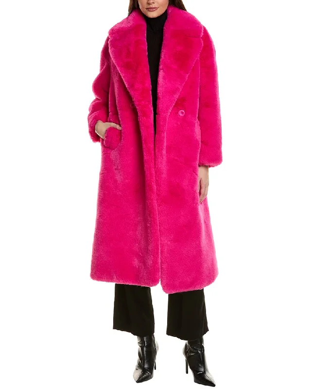 Lowest Price Adrienne Landau Ruby Reversible Coat
