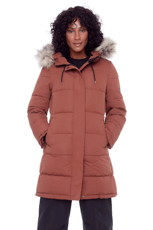 Great Deals AULAVIK | WOMEN'S VEGAN DOWN (RECYCLED) MID-LENGTH HOODED PARKA COAT