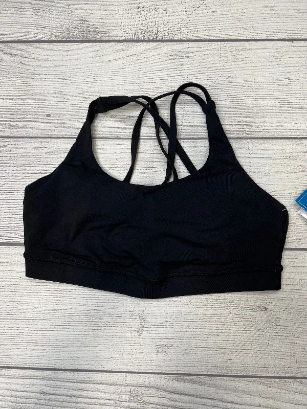 Extra Discounts Black Athletic Bra Lululemon, Size 10