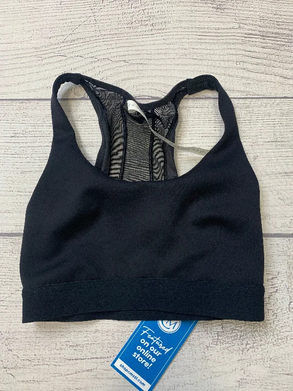 Price Drop Black Athletic Bra Lululemon, Size 2