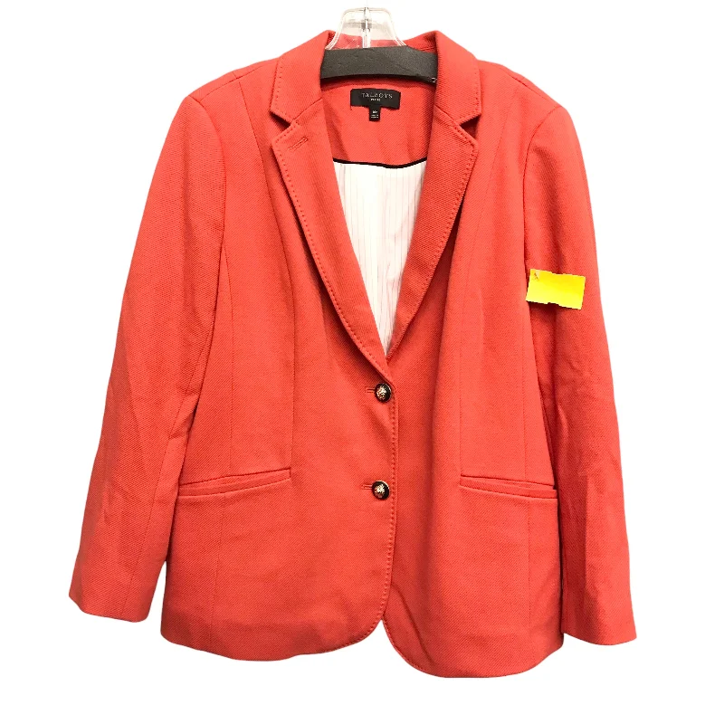 Daily Specials Blazer By Talbots In Orange, Size:Xlp