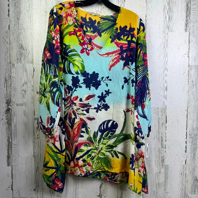 Price Break Blue Blouse Long Sleeve John Mark, Size L
