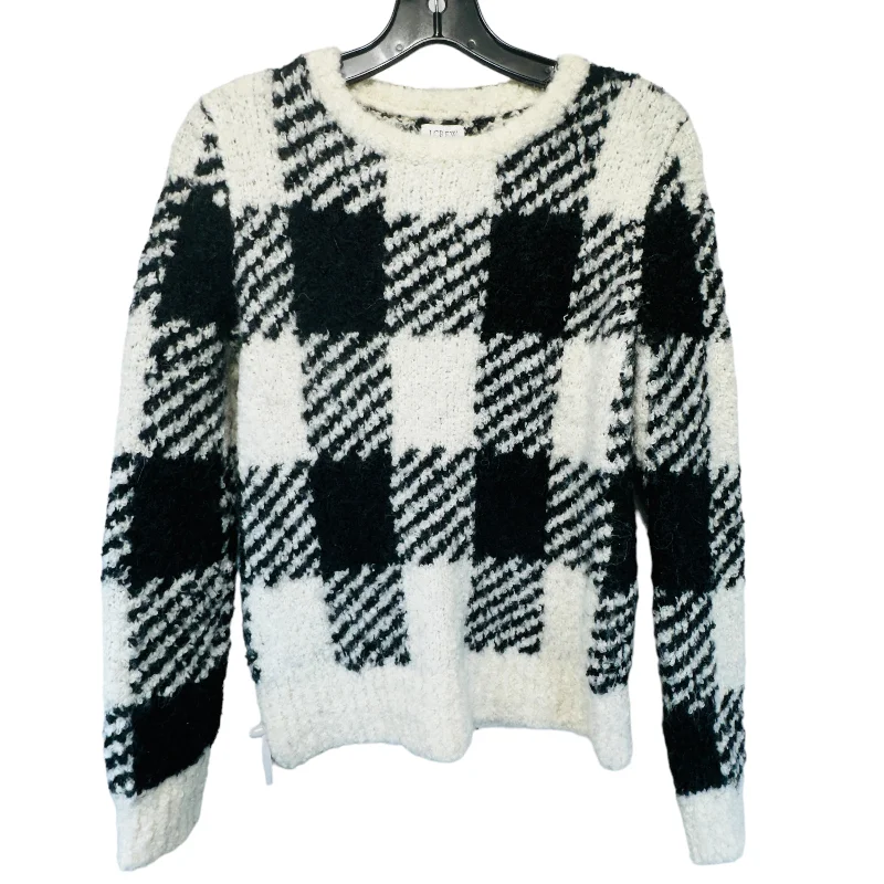 Reduced Prices Bouclé Buffalo-Check Sweater By J Crew  Size: Xs