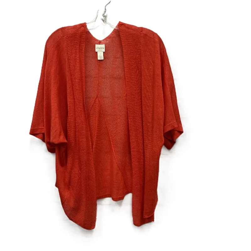 Don't Miss Cardigan By Chicos In Orange, Size: L