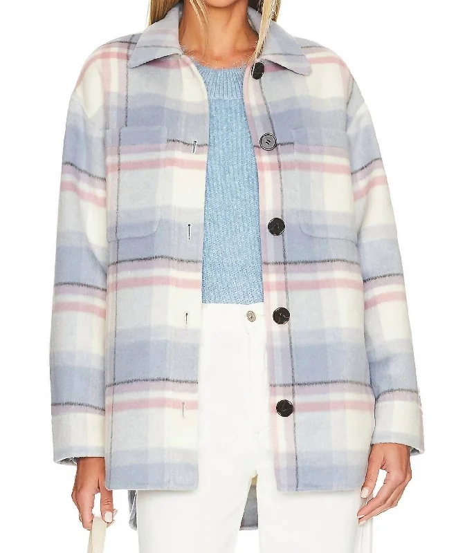 Limited Availability Connie Jacket In Junean  Plaid