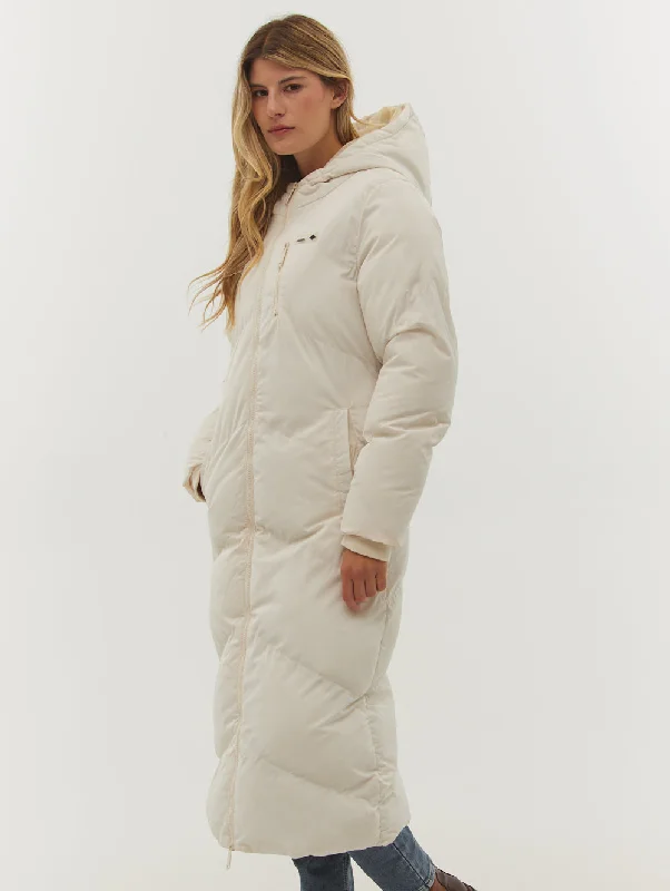 Stock Up and Save Eloraina Chevron Quilted Maxi Parka