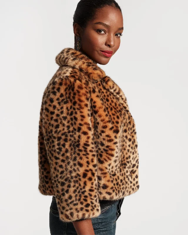 The Best Prices Erika Jacket Faux Fur Leopard