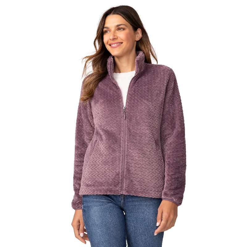 Price Reduction Free Country Women's Braided Butter Pile Jacket