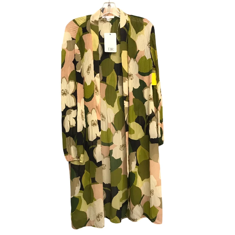 Great Deals Kimono By Dr2 In Green & Pink, Size:Xs