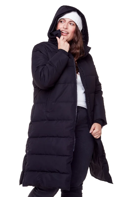 Final Markdown KLUANE PLUS | WOMEN'S VEGAN DOWN (RECYCLED) ULTRA LONG LENGTH PARKA (PLUS SIZE)
