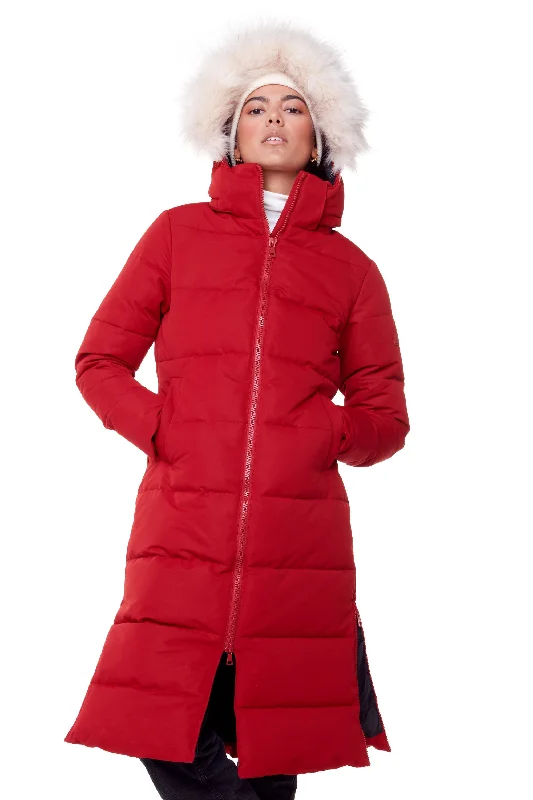 Final Clearance KLUANE | WOMEN'S VEGAN DOWN (RECYCLED) ULTRA LONG LENGTH PARKA